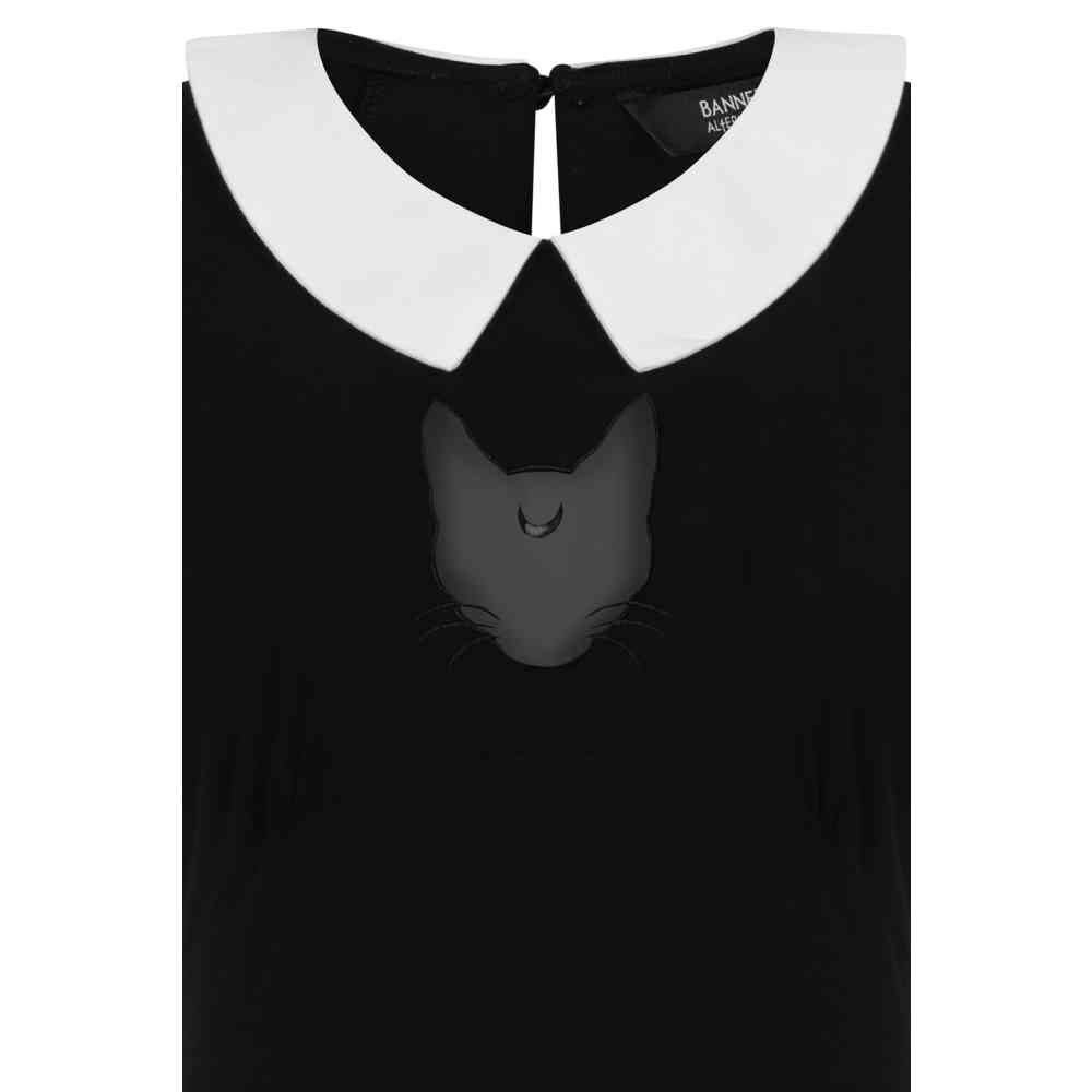 Banned - DARKNESS CAT Top - Black